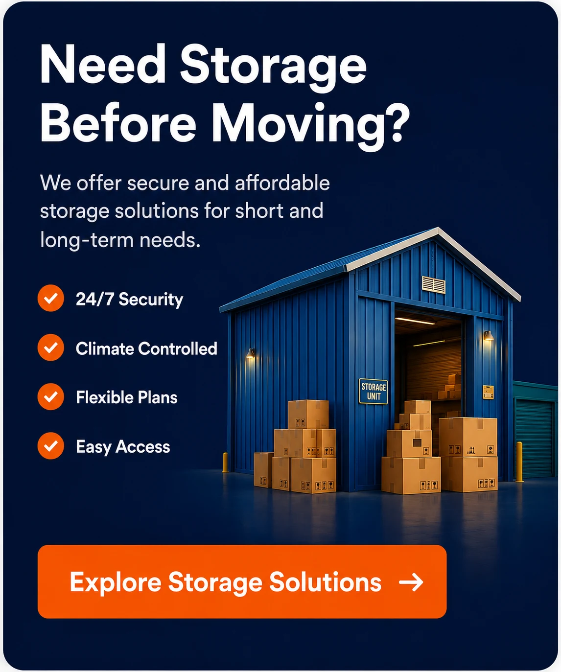 Warehouse storage service